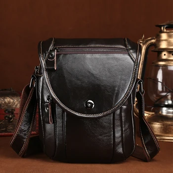 High Quality Genuine Leather Men Shoulder Messenger Bag Satchel Vintage Leisure Male Business Natural Skin Crossbody Bags
High Quality Genuine Leather Men Shoulder Messenger Bag Satchel Vintage Leisure Male Business Natural Skin Crossbody Bags