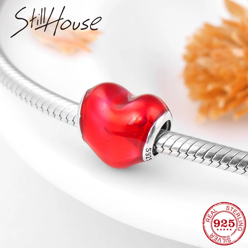 Red Enamel Heart Metal Beads 925 Sterling Silver Womens Accessories Fit Original Pandora Charm Diy Bracelets Making 2018
Red Enamel Heart Metal Beads 925 Sterling Silver Womens Accessories Fit Original Pandora Charm Diy Bracelets Making 2018