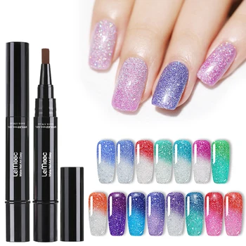 LEMOOC 5ml Thermal Color Changing Nail Gel Polish Pen Vernis Semi Permanant UV Gel Rainbow Soak Off Gel Varnish
LEMOOC 5ml Thermal Color Changing Nail Gel Polish Pen Vernis Semi Permanant UV Gel Rainbow Soak Off Gel Varnish