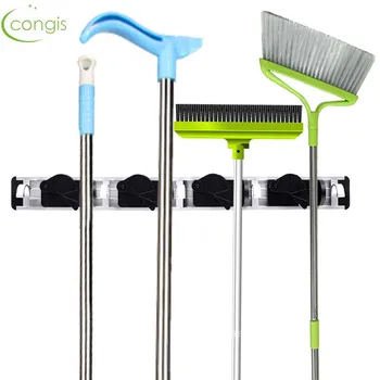Congis 1PC Aluminum Alloy Mop Rack Powerful Holding Hook Household Clean Cloth Umbrella Rack Kitchen Organization Storage Tool
Congis 1PC Aluminum Alloy Mop Rack Powerful Holding Hook Household Clean Cloth Umbrella Rack Kitchen Organization Storage Tool