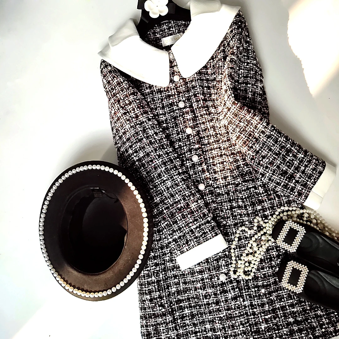 New Fashion Cold Fashion Women s Dresses Style Retro Small Fragrance Wool Dresses Autumn and Winter
New Fashion Cold Fashion Women s Dresses Style Retro Small Fragrance Wool Dresses Autumn and Winter