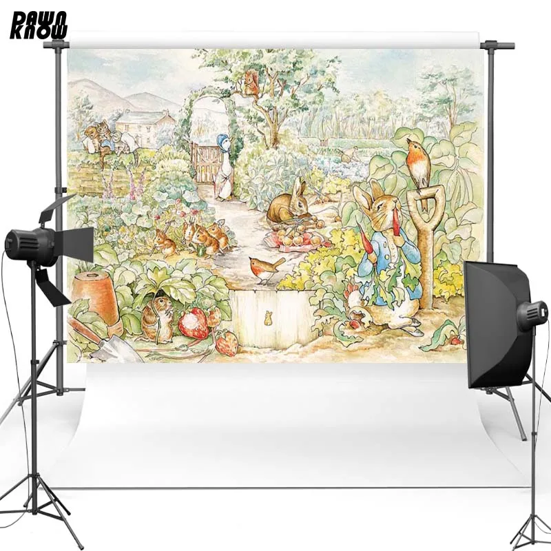 DAWNKNOW Rabbit Vinyl Photography Background For Children Cartoon New Fabric Polyester Backdrops For Baby Photo Studio lv106
DAWNKNOW Rabbit Vinyl Photography Background For Children Cartoon New Fabric Polyester Backdrops For Baby Photo Studio lv106