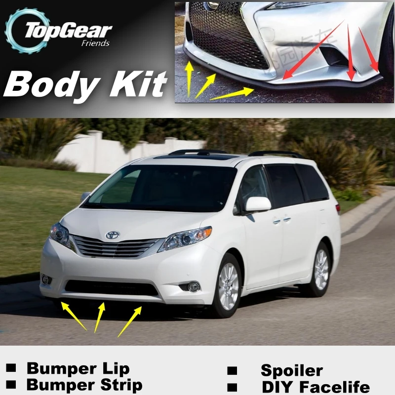 For TOYOTA Sienna Bumper Lip / TOP Gear Fans Spoiler Deflector For Car View Tuning / TOPGEAR Body Kit / Strip Skirt
For TOYOTA Sienna Bumper Lip / TOP Gear Fans Spoiler Deflector For Car View Tuning / TOPGEAR Body Kit / Strip Skirt