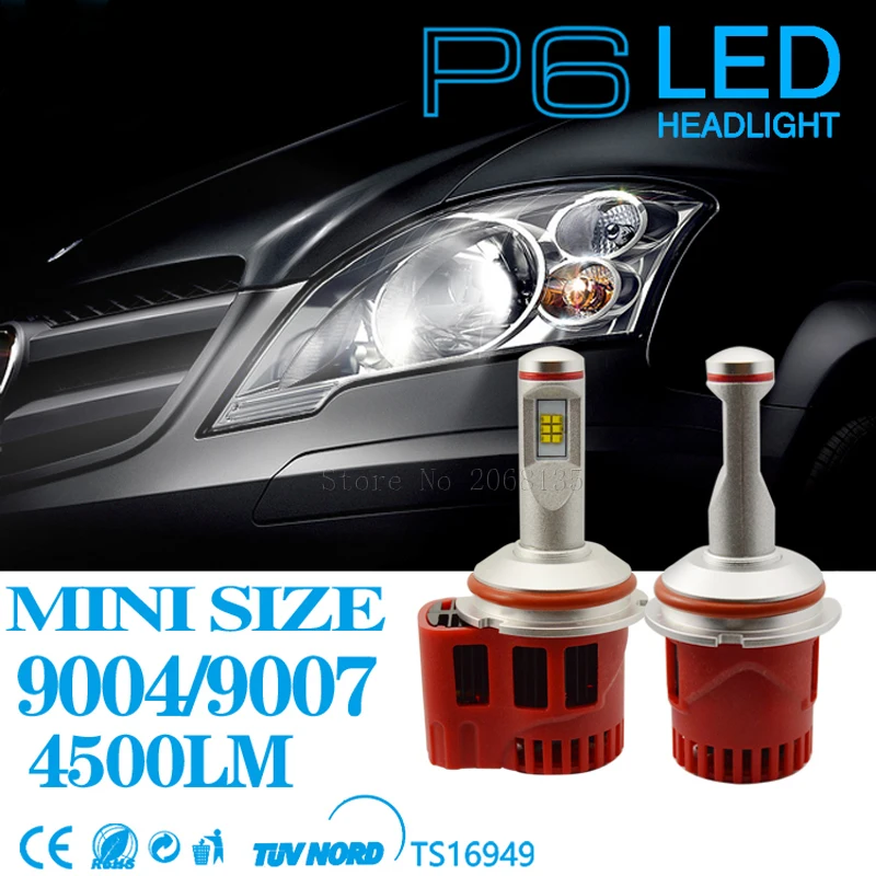 2PCS High quality NEW Canbus 9004 9007 socket 45W 9000LM Hi/Lo LED Headlight P6 12V 24V LED Bulb Kit 3000K 4000K 5000K 6000K
2PCS High quality NEW Canbus 9004 9007 socket 45W 9000LM Hi/Lo LED Headlight P6 12V 24V LED Bulb Kit 3000K 4000K 5000K 6000K