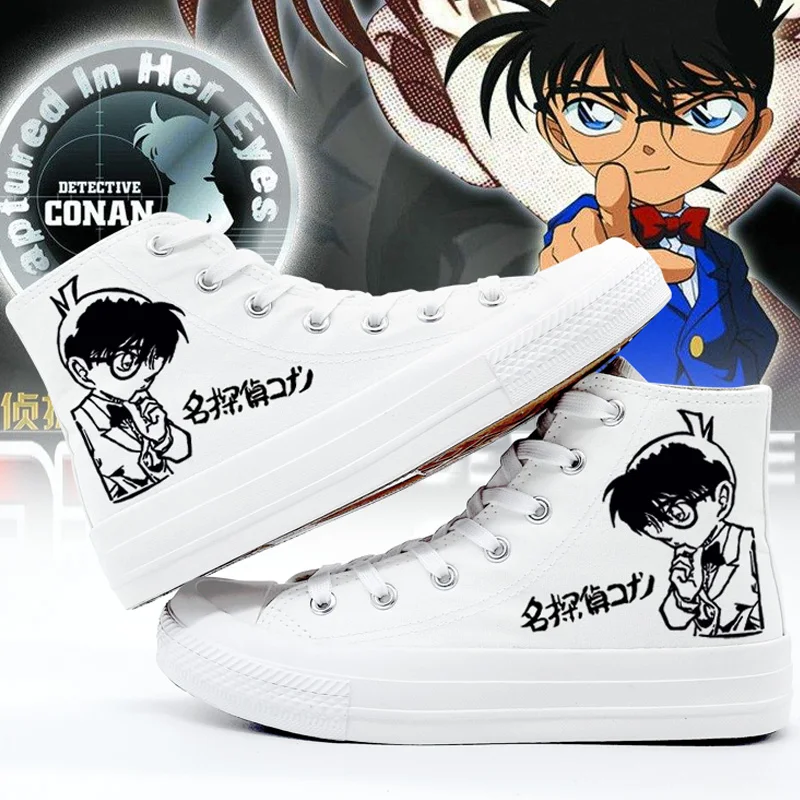 The Detective Conan Shoes Woman Cartoon Anime Case Closed Cosplay Shoes Teenagers Off White Canvas Shoes Women Sneakers Men
The Detective Conan Shoes Woman Cartoon Anime Case Closed Cosplay Shoes Teenagers Off White Canvas Shoes Women Sneakers Men