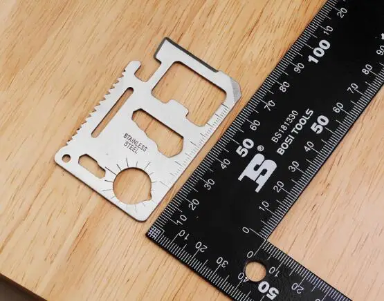 SHNAPIGN New Multi Tools 11 in 1 Multifunction Outdoor Hunting Survival Camping Pocket Military Credit Card Knife Free Shipping
SHNAPIGN New Multi Tools 11 in 1 Multifunction Outdoor Hunting Survival Camping Pocket Military Credit Card Knife Free Shipping