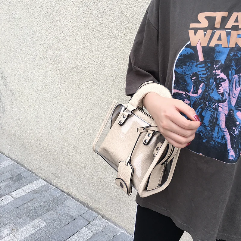 2018 new Summer Korean edition jelly Hand Master bag Fashion single shoulder oblique cross bag transparent female one generation
2018 new Summer Korean edition jelly Hand Master bag Fashion single shoulder oblique cross bag transparent female one generation