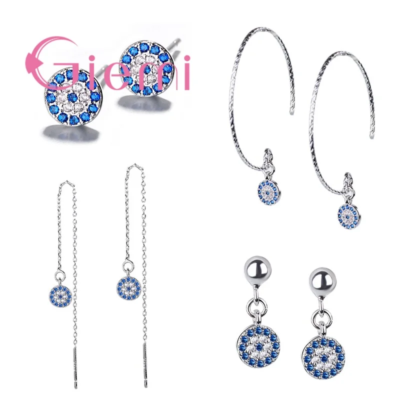 Top Quality 925 Sterling Silver Jewelry For Women Micro Pave Blue Crystal Stud/Long/Drop Earrings Fashion Popular Gift For Women
Top Quality 925 Sterling Silver Jewelry For Women Micro Pave Blue Crystal Stud/Long/Drop Earrings Fashion Popular Gift For Women