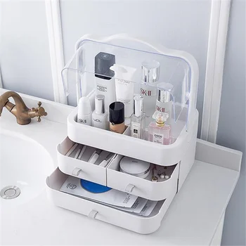 Plastic Makeup Organizer Desktop Storage Box Living Room Home Container Cosmetics Case Office Finishing Box Cosmetic Organizer
Plastic Makeup Organizer Desktop Storage Box Living Room Home Container Cosmetics Case Office Finishing Box Cosmetic Organizer