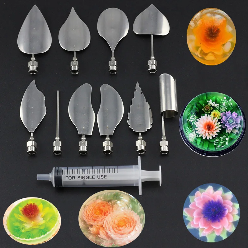 Mujiang 11pcs/set 3D Jelly Flower Art Tools Jelly Cake Gelatin Pudding Nozzle Syringe Russian Nozzles Set Cake Decorating Tools
Mujiang 11pcs/set 3D Jelly Flower Art Tools Jelly Cake Gelatin Pudding Nozzle Syringe Russian Nozzles Set Cake Decorating Tools