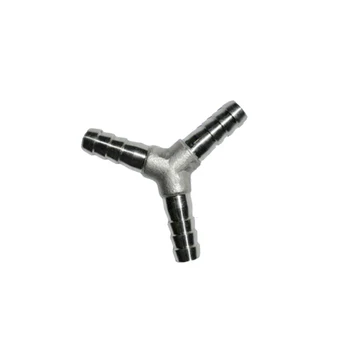 304 Stainless Steel 12mm Hose Barb Barbed Y Type Pipe Fitting Coupling Connector Adapter For Water Air Oil
304 Stainless Steel 12mm Hose Barb Barbed Y Type Pipe Fitting Coupling Connector Adapter For Water Air Oil