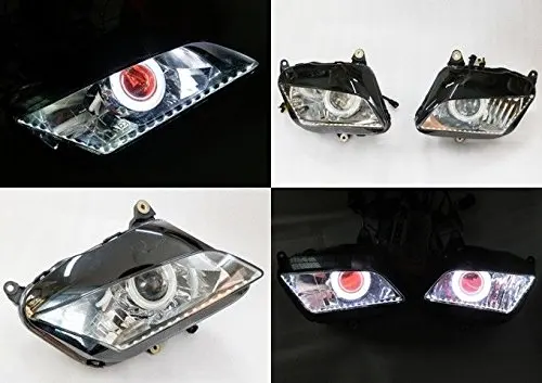 Angel Eye HID Projector Demon Eye Headlight Assembly For 2007-2012 Honda CBR600RR
Angel Eye HID Projector Demon Eye Headlight Assembly For 2007-2012 Honda CBR600RR