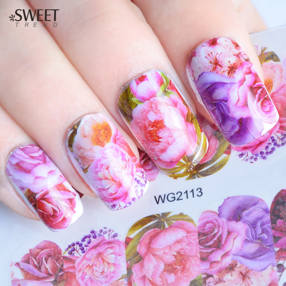 SWEET TREND 1 Sheet Colorful Flamingo Flower Animals Decals Nail Art Water Transfer Stickers Full Wraps Decor Nails LAWG
SWEET TREND 1 Sheet Colorful Flamingo Flower Animals Decals Nail Art Water Transfer Stickers Full Wraps Decor Nails LAWG