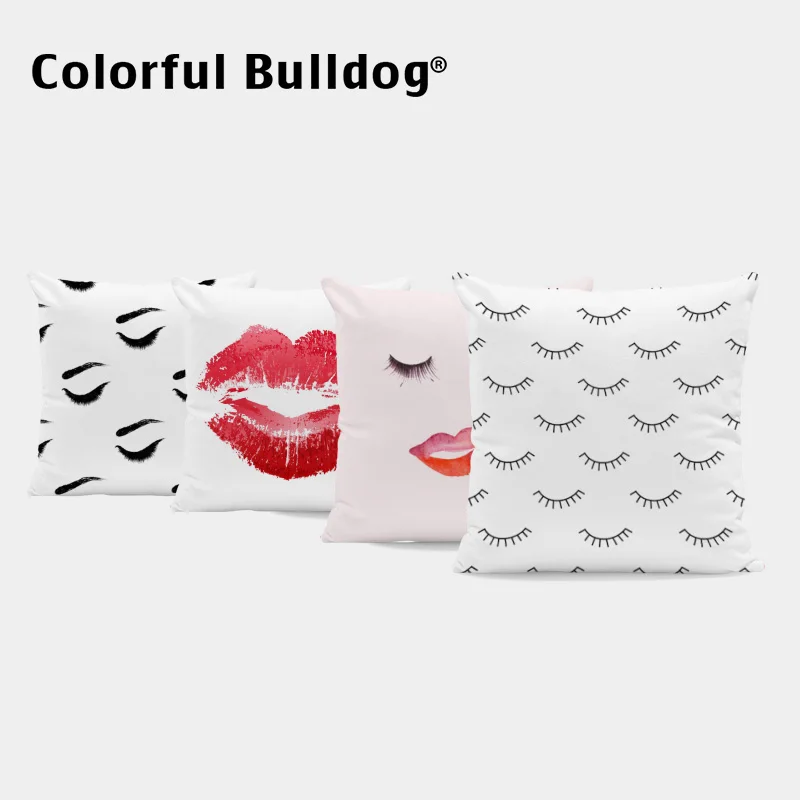 Fashion Eyelashes Cushions Geometric Cross Diamond Throw Pillows Beauty Red Lips Girls Room Decorative Velvet 43cm Cushion Cover
Fashion Eyelashes Cushions Geometric Cross Diamond Throw Pillows Beauty Red Lips Girls Room Decorative Velvet 43cm Cushion Cover