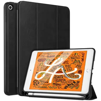 Case For New iPad Mini 5 2019 (5th Generation 7.9 inch) with Apple Pencil Holder - Slim Lightweight Smart Shell Stand Cover Case
Case For New iPad Mini 5 2019 (5th Generation 7.9 inch) with Apple Pencil Holder - Slim Lightweight Smart Shell Stand Cover Case