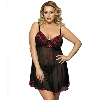 Hot New M-6XL Plus Large Size Women Sexy Braces Skirt Lingerie Nightdress Fat MM Perspective Backless Pajamas + G-string R7922
Hot New M-6XL Plus Large Size Women Sexy Braces Skirt Lingerie Nightdress Fat MM Perspective Backless Pajamas + G-string R7922