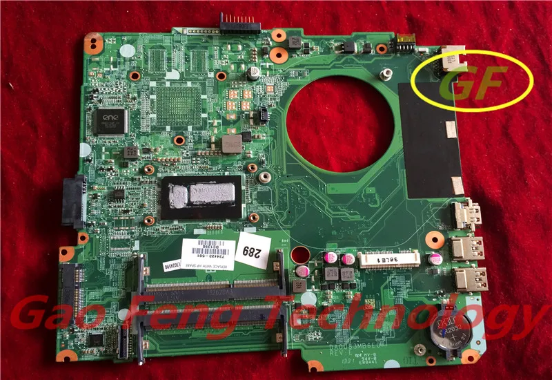 Laptop Motherboard 734423-501 734423-001 for HP 14-N Motherboard DDR3L Series I5-4200U DA0U83MB6E0 100% Tested OK
Laptop Motherboard 734423-501 734423-001 for HP 14-N Motherboard DDR3L Series I5-4200U DA0U83MB6E0 100% Tested OK