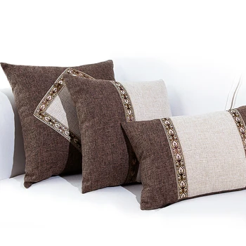 vintage brown linen fabric patcwork jacquard cushion cover pillowcase Chinese style retro pillow case waist pillow cover custom
vintage brown linen fabric patcwork jacquard cushion cover pillowcase Chinese style retro pillow case waist pillow cover custom