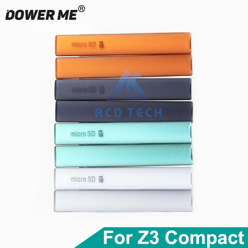 100% Waterproof New For Sony Xperia Z3 mini Z3 Compact M55W D5803 D5833 USB Charging Port Cover +Sim SD Port Slot Dust Plug
100% Waterproof New For Sony Xperia Z3 mini Z3 Compact M55W D5803 D5833 USB Charging Port Cover +Sim SD Port Slot Dust Plug
