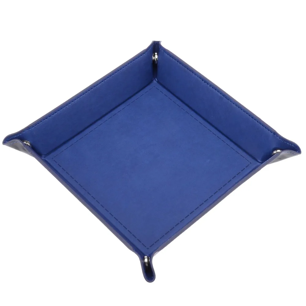 Mayitr Foldable Storage Box PU Leather Quadrilateral Tray Dice Table Games Key Wallet Coin Box Tray Desktop Storage Box
Mayitr Foldable Storage Box PU Leather Quadrilateral Tray Dice Table Games Key Wallet Coin Box Tray Desktop Storage Box