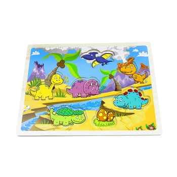Animal Dinosaur Wooden Chunky Puzzle for Toddlers Preschool Aged Kids Educational and Sensory Learning
Animal Dinosaur Wooden Chunky Puzzle for Toddlers Preschool Aged Kids Educational and Sensory Learning