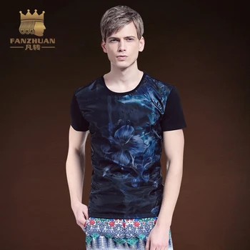 FANZHUAN Featured Brands Clothing New Fashion Short Sleeve Men print t shirt O-neck Euclidean yarn T-shirt tops men clothes Tee
FANZHUAN Featured Brands Clothing New Fashion Short Sleeve Men print t shirt O-neck Euclidean yarn T-shirt tops men clothes Tee