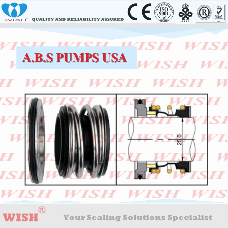 Upper Seal Shaft size 25mm Suit for A.B.S. submersible Pumps,including JUMBO,SP and RP Series,Vulcan type 195P
Upper Seal Shaft size 25mm Suit for A.B.S. submersible Pumps,including JUMBO,SP and RP Series,Vulcan type 195P