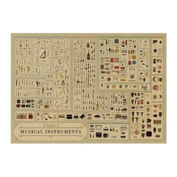 328 Musical Instruments Set/Music /Nostalgic photo/kraft paper/Retro bar Poster/decorative painting 51x35.5cm Higt Quality
328 Musical Instruments Set/Music /Nostalgic photo/kraft paper/Retro bar Poster/decorative painting 51x35.5cm Higt Quality
