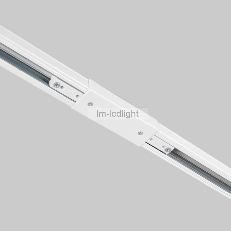 LED Track rail connector in white and black I straight connector extend connector for rail spot lighting free ship 10pcs/lot
LED Track rail connector in white and black I straight connector extend connector for rail spot lighting free ship 10pcs/lot