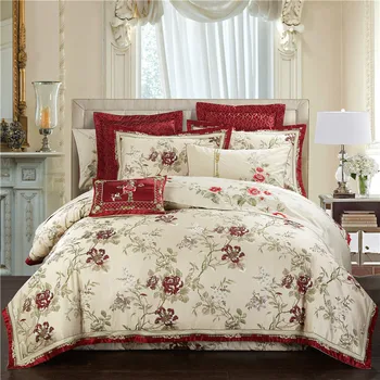 Wedding gift 60S Egyptian cotton Luxury Jacquard Bedding Set 4/6/8/9Pcs King Queen Size Bed Sheet set Duvet cover Pillowcases
Wedding gift 60S Egyptian cotton Luxury Jacquard Bedding Set 4/6/8/9Pcs King Queen Size Bed Sheet set Duvet cover Pillowcases