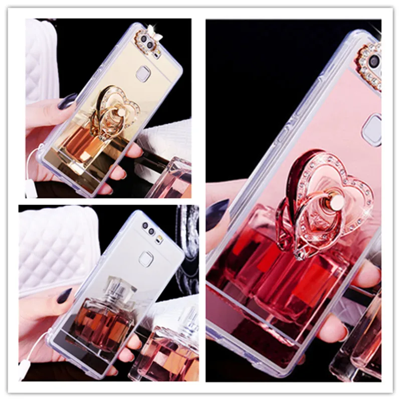 Anti-knock Mirror Bling Mobile Phone Case For Huawei P8 P9 P10 P20 Lite mini 2017 Plus Cover Ring Holder Phone Shell For P Smart
Anti-knock Mirror Bling Mobile Phone Case For Huawei P8 P9 P10 P20 Lite mini 2017 Plus Cover Ring Holder Phone Shell For P Smart