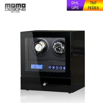 Watch winder 2 Automatic watch winder box LCD control High quality watch storage box bobbin winder for men's gifts
Watch winder 2 Automatic watch winder box LCD control High quality watch storage box bobbin winder for men's gifts