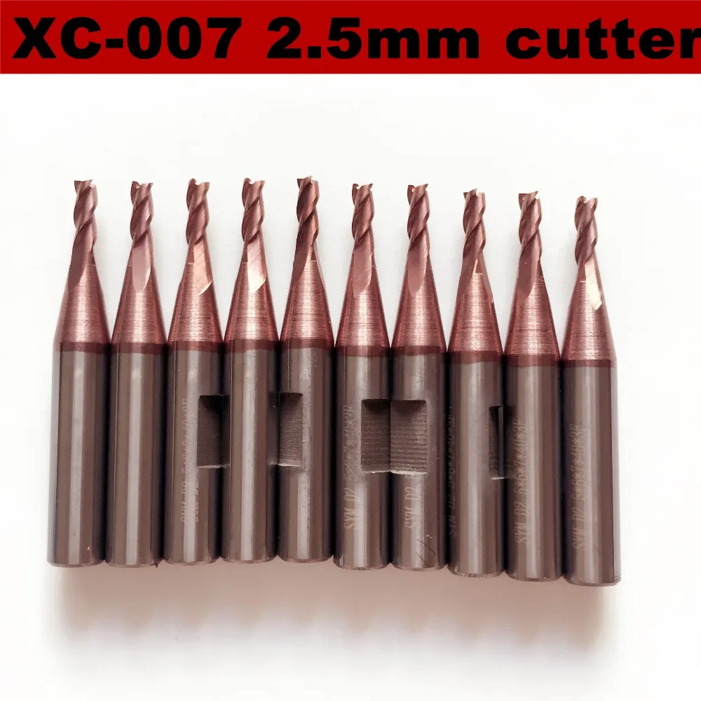 CONDOR MASTER XC-007 replacement 2.5mm carbide end milling cutter with slot 3 twisr drills(5pieces/lot)
CONDOR MASTER XC-007 replacement 2.5mm carbide end milling cutter with slot 3 twisr drills(5pieces/lot)