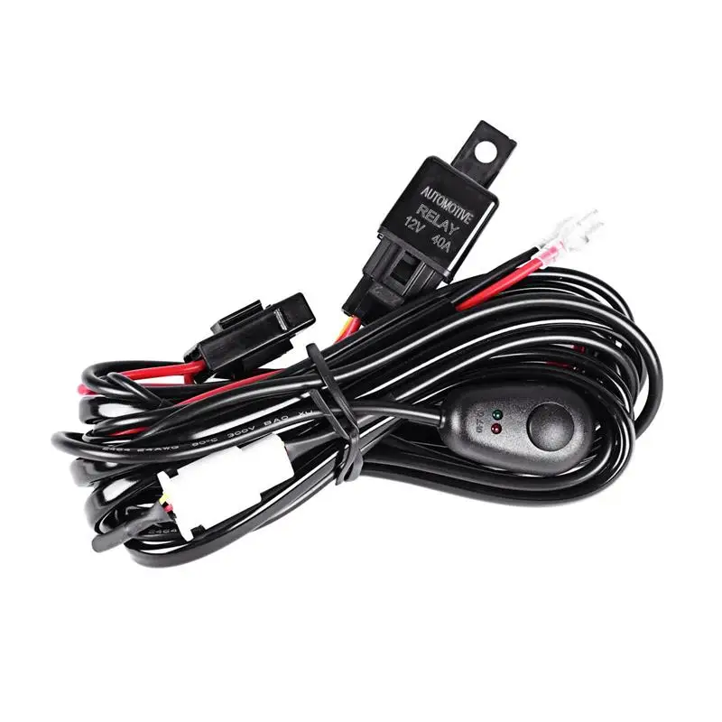 Auxmart Car Auto Wire Relay for Offroad Driving Light Headlight Led Work Light Bar Wiring Loom Harness kit DC12V 24v
Auxmart Car Auto Wire Relay for Offroad Driving Light Headlight Led Work Light Bar Wiring Loom Harness kit DC12V 24v