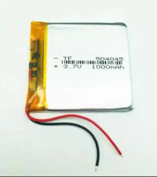 Free shipping 48pcs/lot 504045 3.7v 1000mAh polymer lithium battery li-po li-polymer rechargeable battery
Free shipping 48pcs/lot 504045 3.7v 1000mAh polymer lithium battery li-po li-polymer rechargeable battery