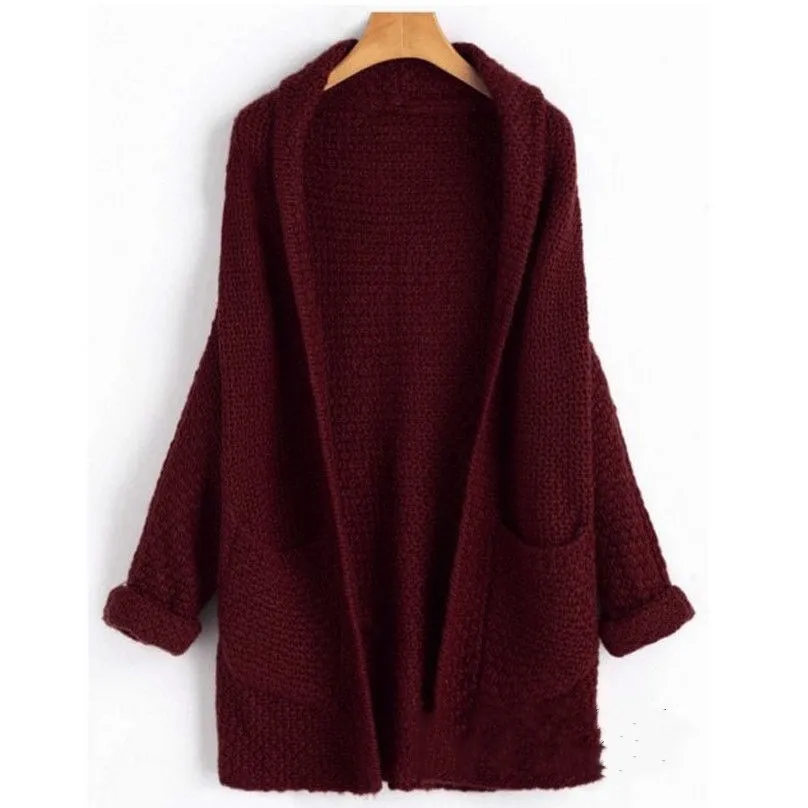 Sweater Coat Women Long Sleeve Solid Color Cardigan Knitwear Jumpers Sweaters Cardigans Coats Autumn Winter Female Tops
Sweater Coat Women Long Sleeve Solid Color Cardigan Knitwear Jumpers Sweaters Cardigans Coats Autumn Winter Female Tops