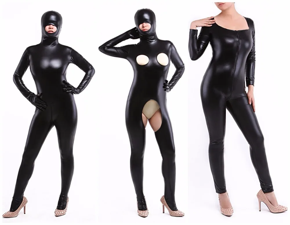 Male female silicone zentai suit rubble