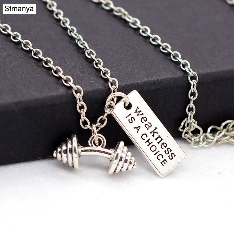 Europe and the United States brand Li Chen with titanium fitness couple necklace pendant barbell dumbbell men
Europe and the United States brand Li Chen with titanium fitness couple necklace pendant barbell dumbbell men