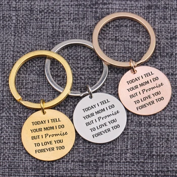 Stepchildren Wedding Gift Today I Tell Your Mom I Do But I Promise To Love You Forever Stepdaughter Keychain Jewelry Key Holder
Stepchildren Wedding Gift Today I Tell Your Mom I Do But I Promise To Love You Forever Stepdaughter Keychain Jewelry Key Holder
