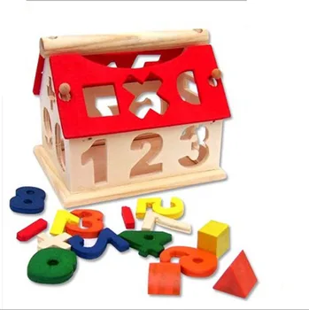 Kids Wooden Digital Number House Building Blocks Children Educational Learning Intellectual Toys Gift For Toddler and Baby
Kids Wooden Digital Number House Building Blocks Children Educational Learning Intellectual Toys Gift For Toddler and Baby