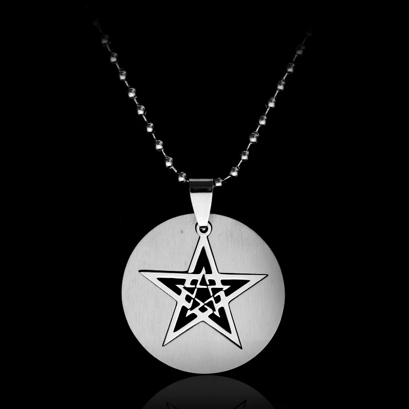 dongsheng Movie Jewelry Supernatural Necklace Devil's Trap Pentagram Pentacle Vintage Retro Antique Silver Pendant Necklace-30
dongsheng Movie Jewelry Supernatural Necklace Devil's Trap Pentagram Pentacle Vintage Retro Antique Silver Pendant Necklace-30