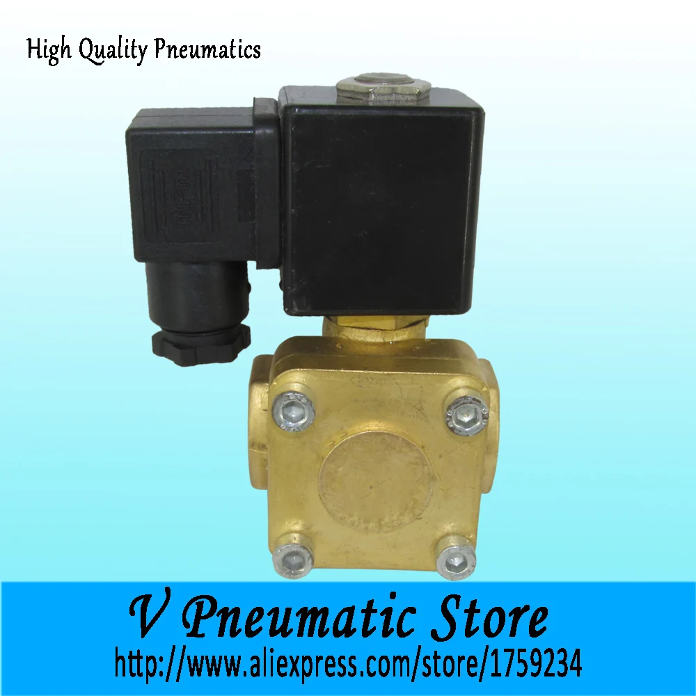 2/2 way pilot acting brass material 3/4" high pressure 240v water solenoid valve
2/2 way pilot acting brass material 3/4" high pressure 240v water solenoid valve