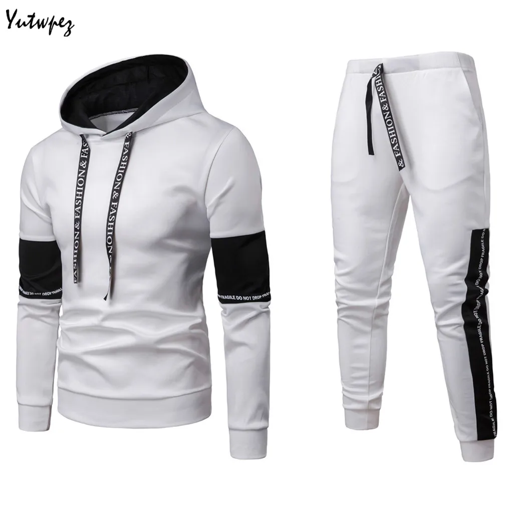 Patchwork Tracksuit Men Set Hoody Spring 2019 Men's Hooded Sweatshirt Top Pant Sets Sport Suit Men's Hoodies Autumn Dropshipping
Patchwork Tracksuit Men Set Hoody Spring 2019 Men's Hooded Sweatshirt Top Pant Sets Sport Suit Men's Hoodies Autumn Dropshipping