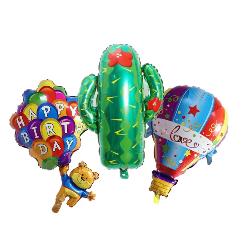 Love Printed Wedding Foil Balloons Hot Air Balloon Bear Parachute Happy Birthday Balloon Cactus Balls Party Decoration Kid Toys
Love Printed Wedding Foil Balloons Hot Air Balloon Bear Parachute Happy Birthday Balloon Cactus Balls Party Decoration Kid Toys