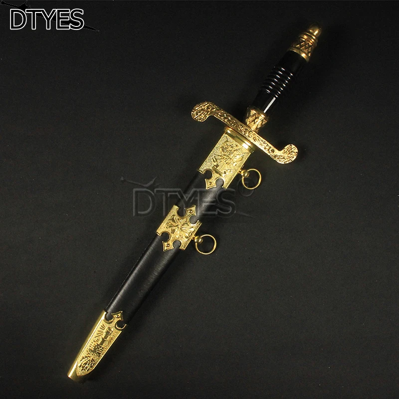 Classic Home Decor Sword Imitated Leather Sheath Beautiful Cosplay Metal Swords Stainless Steel Blade Props Gift Small Sword
Classic Home Decor Sword Imitated Leather Sheath Beautiful Cosplay Metal Swords Stainless Steel Blade Props Gift Small Sword