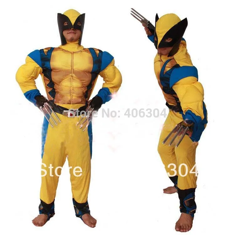 adult men avengers Wolverine costume full set movie charater halloween muscle clothes clothing mask claws
adult men avengers Wolverine costume full set movie charater halloween muscle clothes clothing mask claws