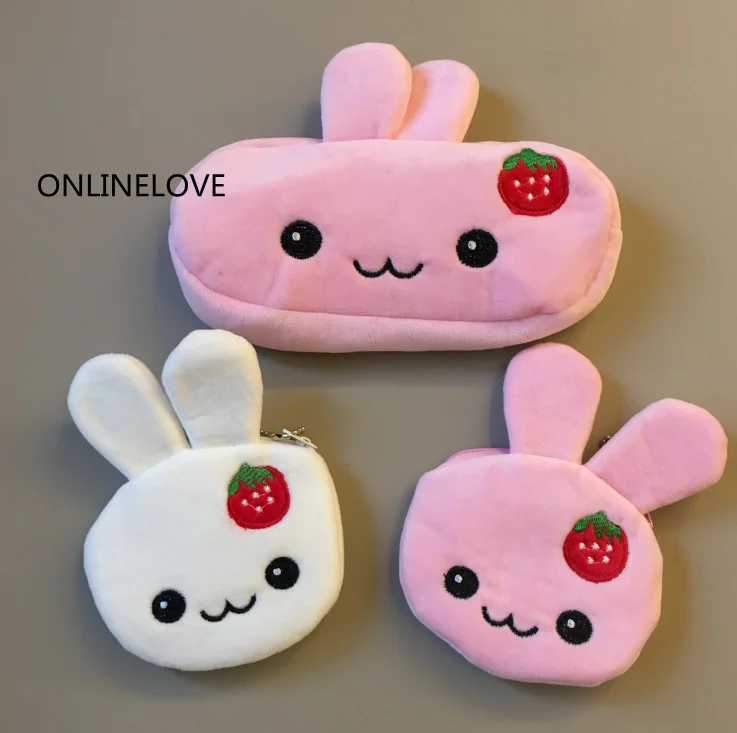 Super Lovely Strawberry Fruit Rabbits , 10CM , 22CM , 2Sizes Choice - Plush Gift Coin BAG , Little Coin Purse Wallet Pouch Case
Super Lovely Strawberry Fruit Rabbits , 10CM , 22CM , 2Sizes Choice - Plush Gift Coin BAG , Little Coin Purse Wallet Pouch Case