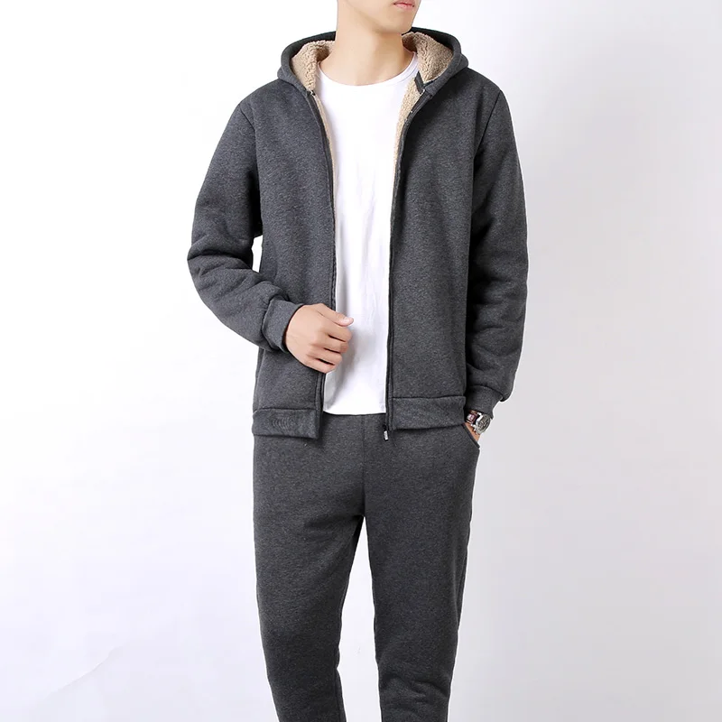Solid Slim Tracksuit Winter Men Sweat Suits Fleece Warm Ropa Set Hombre Casual Sportwear Hoodies Jacket +Jogger Pants Track Suit
Solid Slim Tracksuit Winter Men Sweat Suits Fleece Warm Ropa Set Hombre Casual Sportwear Hoodies Jacket +Jogger Pants Track Suit