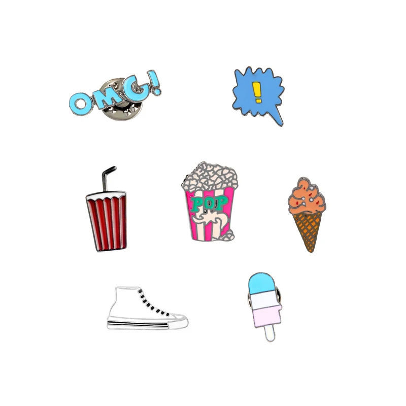 Kpop Collection Savor Cartoon Hijab Brooches OMG Ice Cream White Canvas Shoe Enamel Pins Denim Shirt Collar Lapel Pin Icon Badge
Kpop Collection Savor Cartoon Hijab Brooches OMG Ice Cream White Canvas Shoe Enamel Pins Denim Shirt Collar Lapel Pin Icon Badge