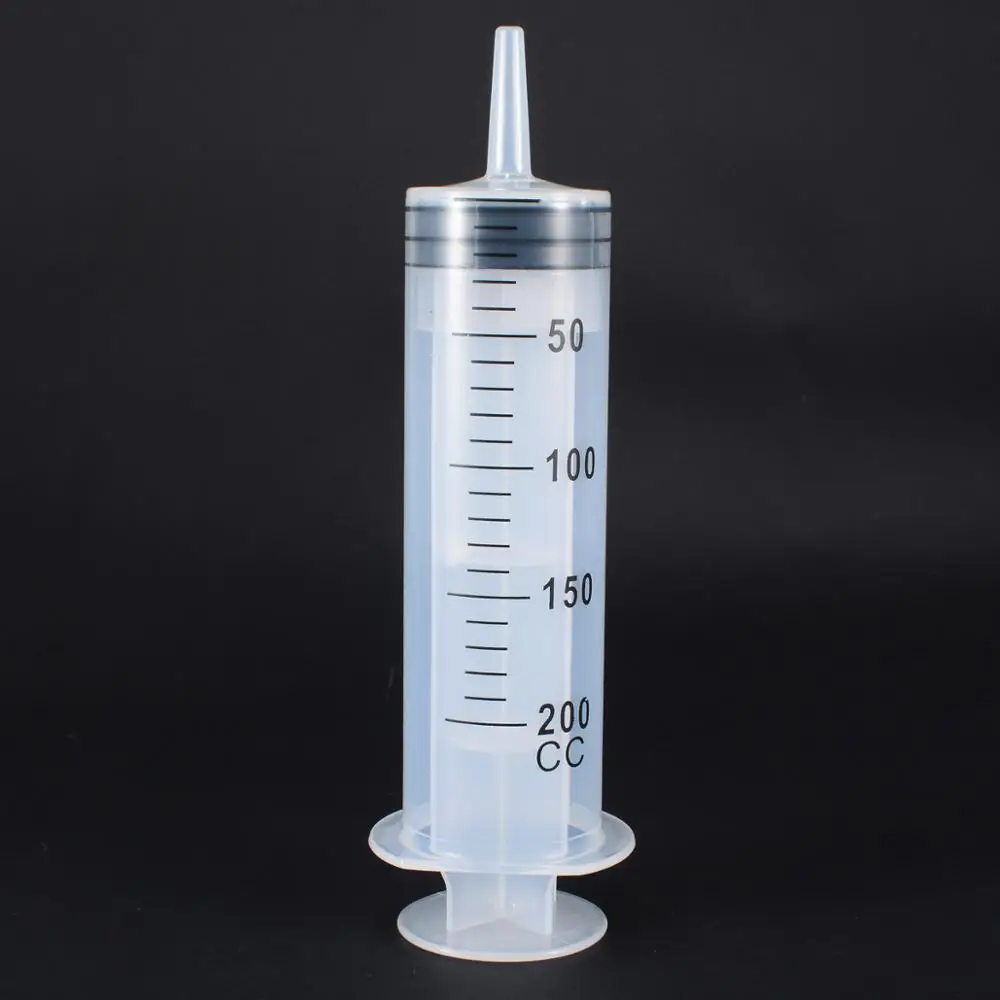 1 Piece Plastic Syringe 200ml Large Clear Hydroponics Plastic Syringe Measuring Nutrient Reusable Lab Kitchen
1 Piece Plastic Syringe 200ml Large Clear Hydroponics Plastic Syringe Measuring Nutrient Reusable Lab Kitchen